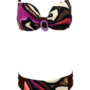 Melie & Madeleine Bruna Rosa Black/Red Bikini B Cup
