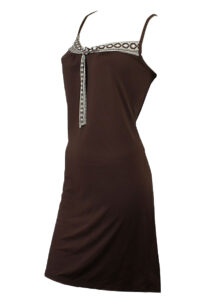 Melie & Madeleine Brown/White Virginia Beach Dress