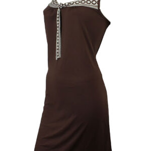Melie & Madeleine Brown/White Virginia Beach Dress
