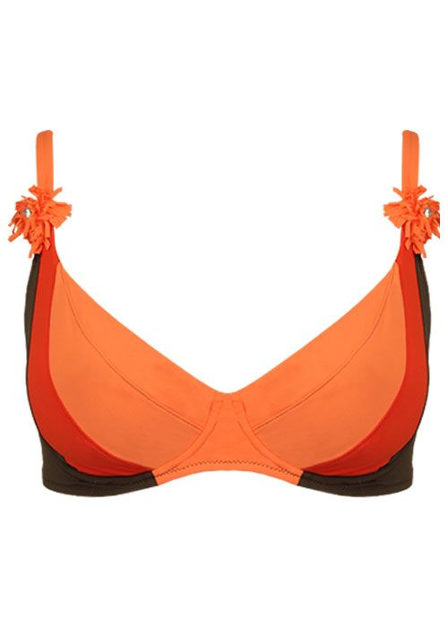 Melie & Madeleine Mafalda Bikini Brown/Red