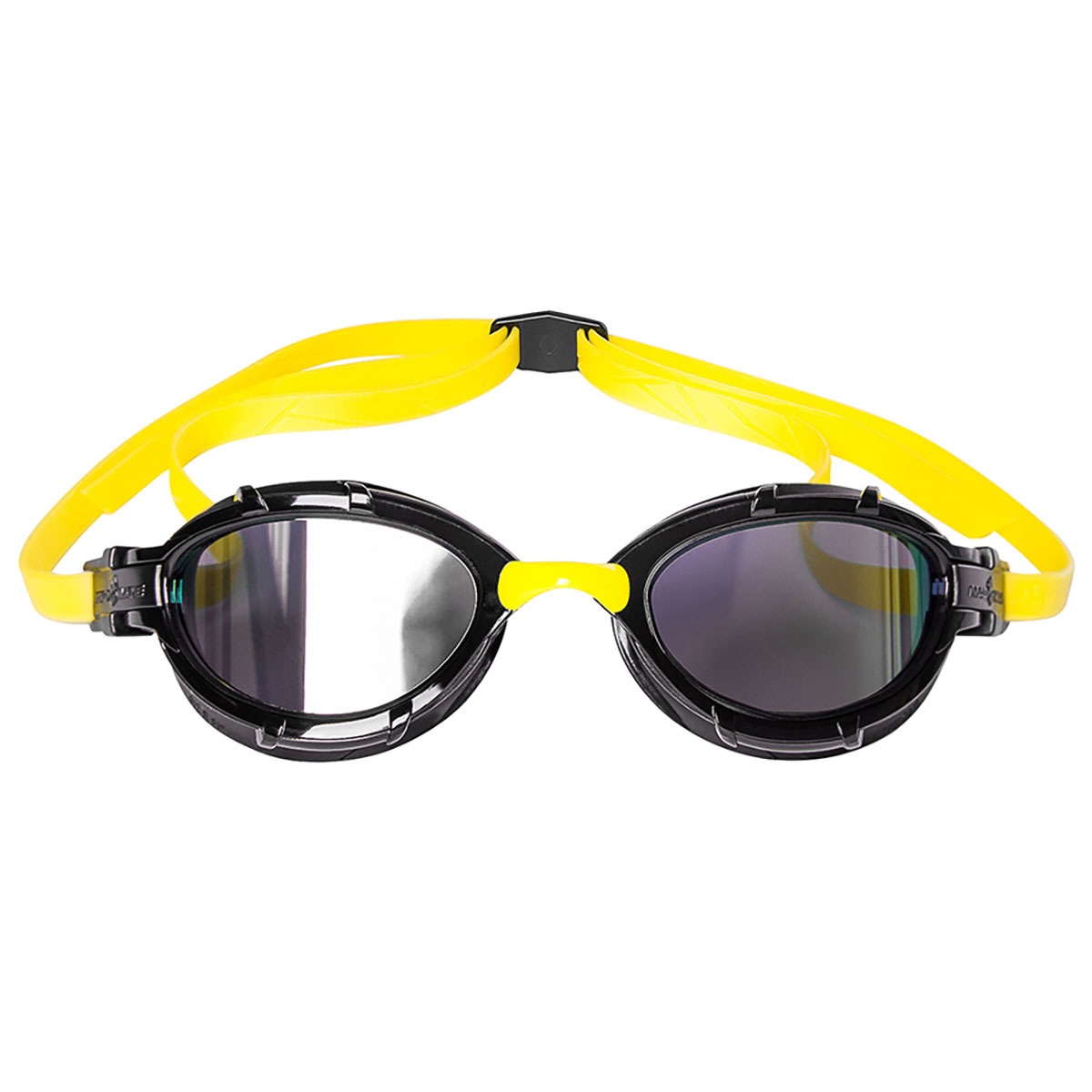 Mad Wave Triathlon Rainbow Mirrored Goggles - Yellow