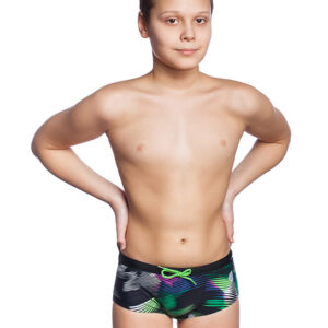Mad Wave Boy's Breacker Trunks - Green-0