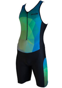 Dare2Tri Men's Ltd Funky Tri-suit - Black / Green