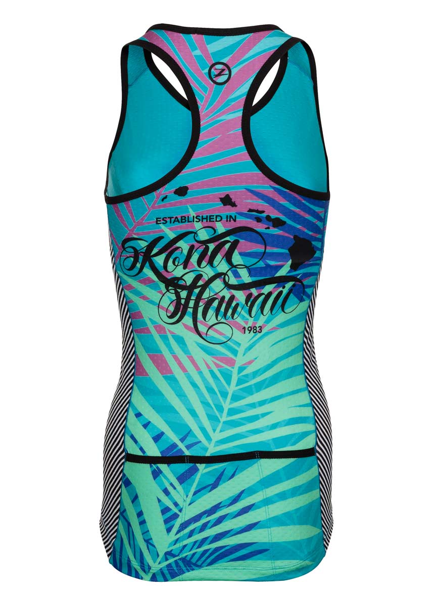 Zoot Women's Ali Tri Racerback Top - Palm Print-427944
