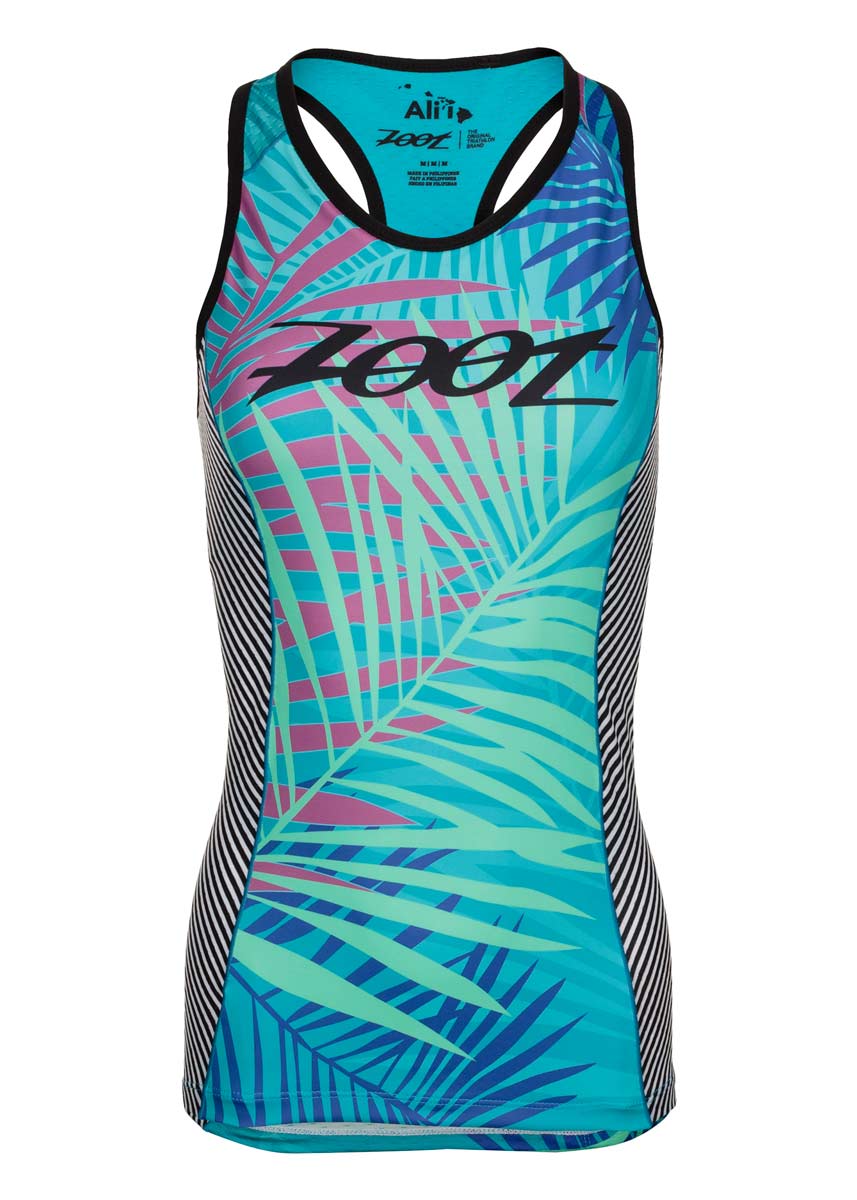 Zoot Women's Ali Tri Racerback Top - Palm Print-0