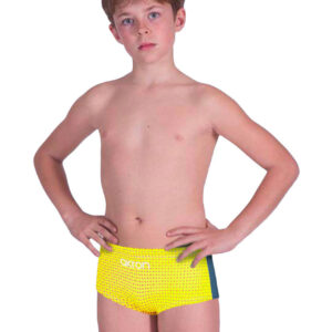 Akron Boy's Alimo 4 Colours Trunk - Blue / Yellow-0