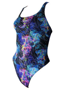 Aquarapid Girls Octopus Foiled Swimsuit