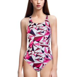 Jaked Women's Diamonds One Piece Swimsuit - Pink-0