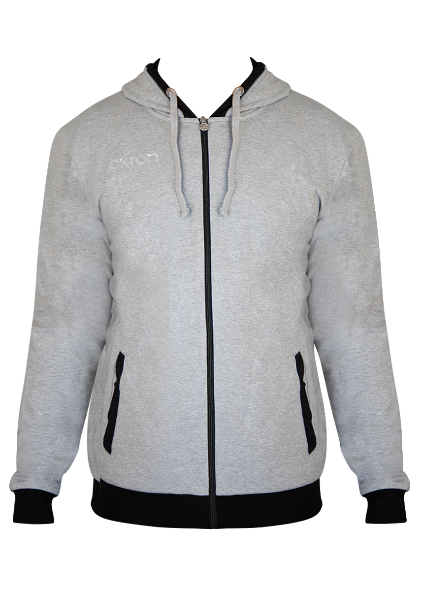 Akron Tampa Tracksuit Top - Grey / Navy-0