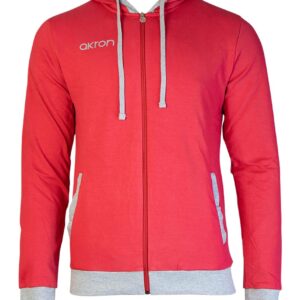 Akron Junior Tampa Tracksuit Top - Red / Grey-0
