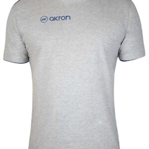 Akron New Orleans Cotton T-shirt - Grey / Navy-0