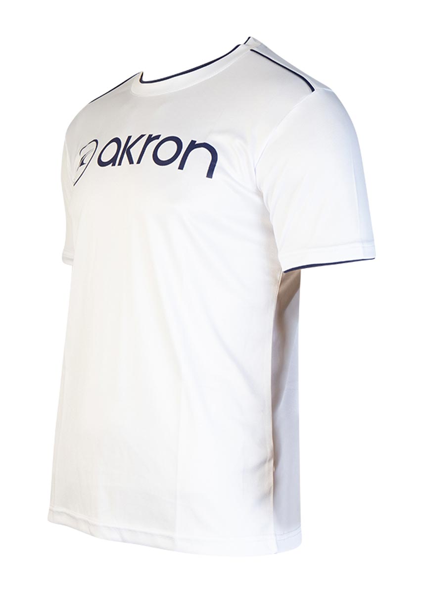 Akron Junior Denis Technical T-shirt - White / Navy-535679