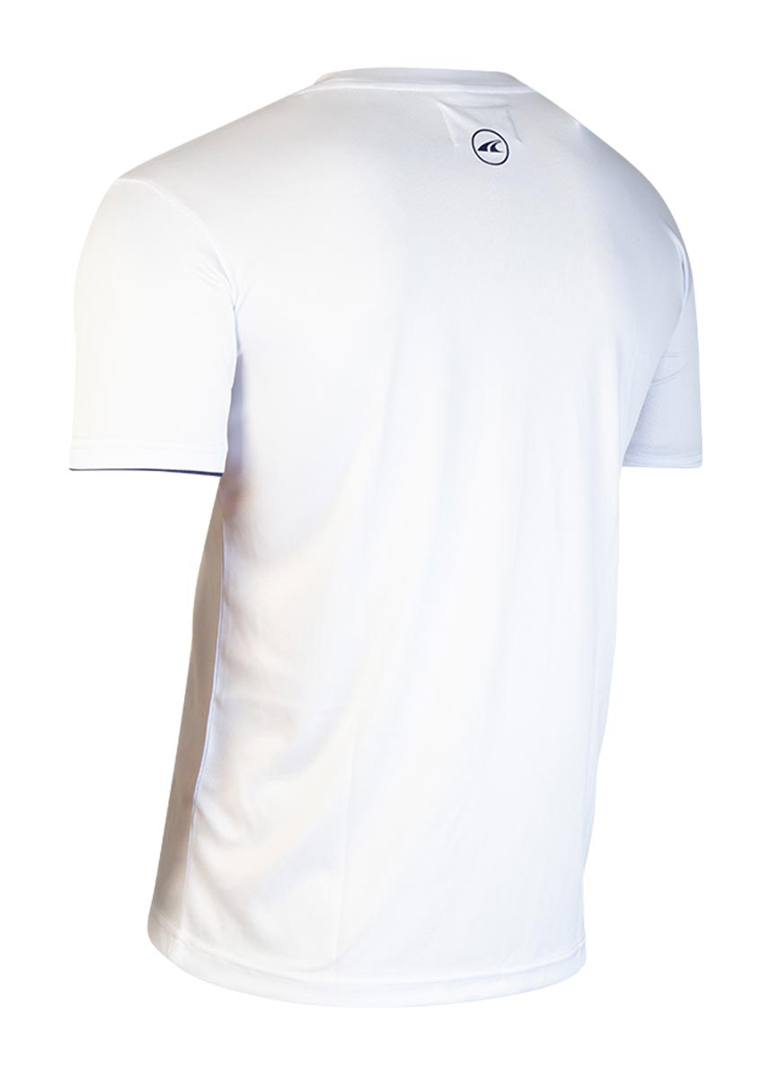 Akron Junior Denis Technical T-shirt - White / Navy-535680