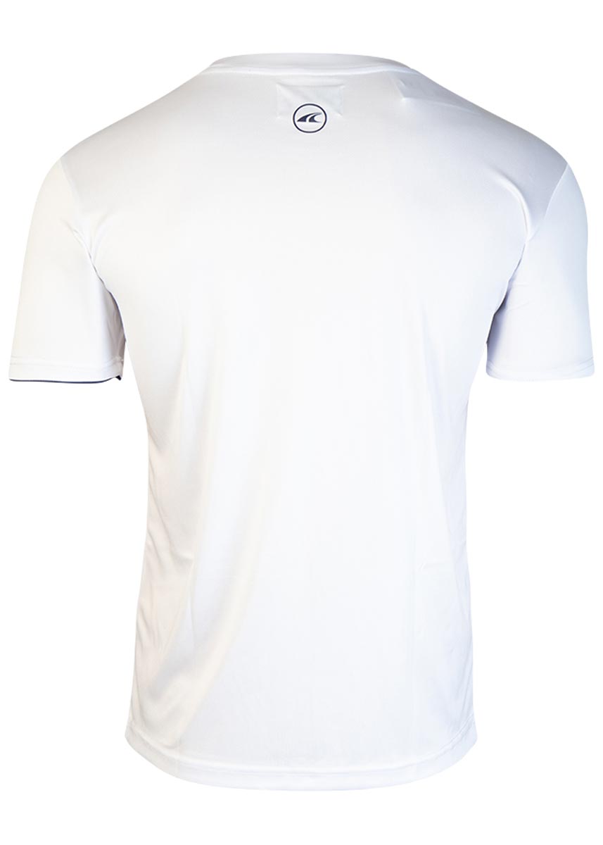 Akron Junior Denis Technical T-shirt - White / Navy-brand