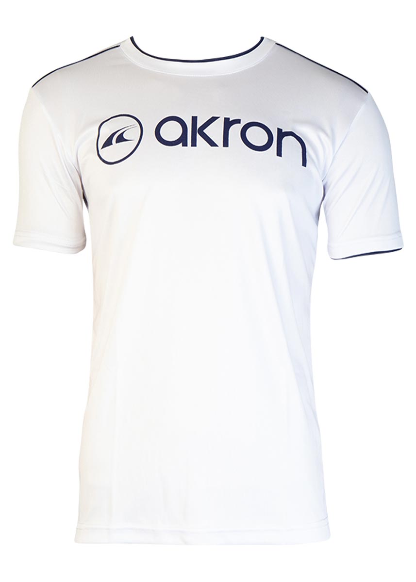 Akron Junior Denis Technical T-shirt - White / Navy-0