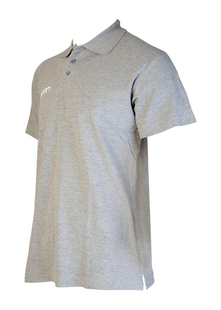 Akron Junior Break Polo Shirt - Grey-535738