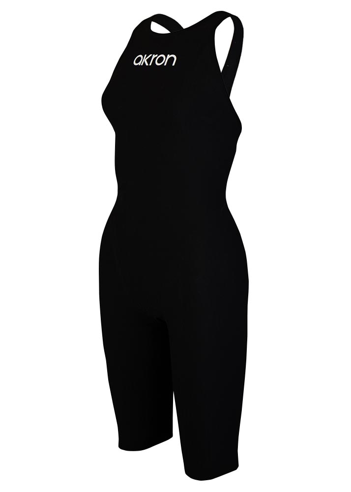 Black FINA Approved Racing Suit For Women