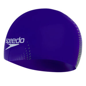 Speedo Fastskin Cap - Violet / Fluro Yellow / Oxide Grey