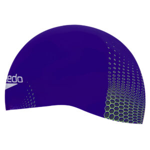 Speedo Fastskin Cap – Violet/Fluro Yellow/Oxide Grey