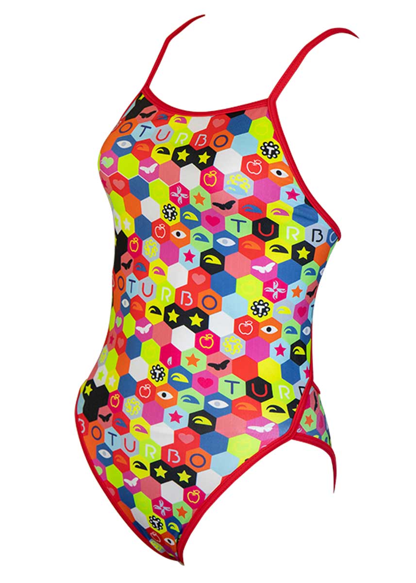Turbo Hexa Flour Swimsuit - Multicoloured-532206