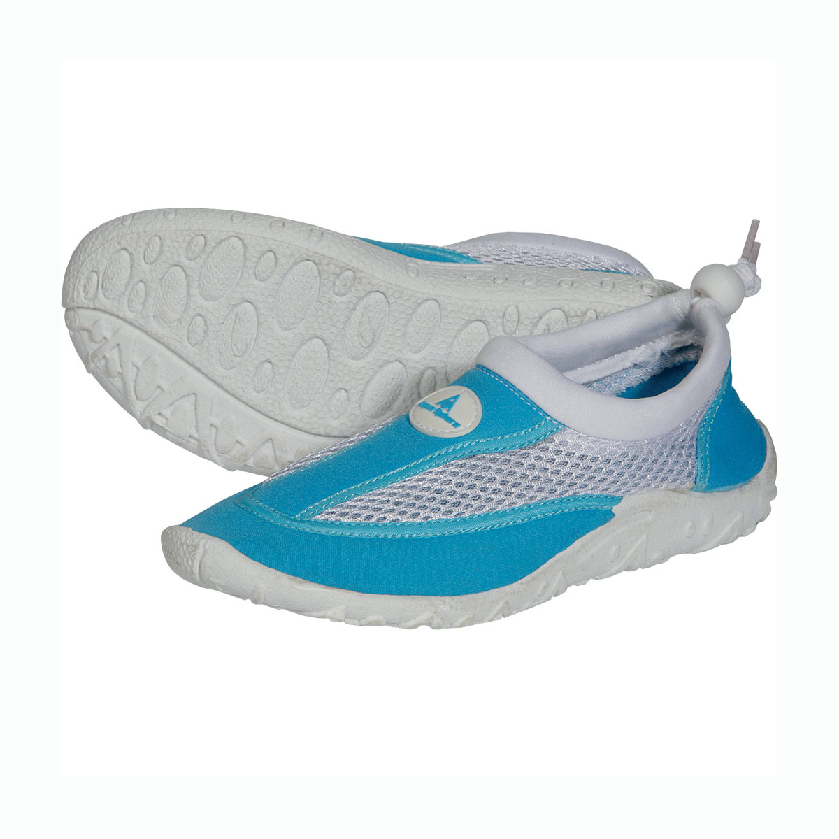 Aquasphere Junior Cancun Pool Shoes - Turquoise/White-0