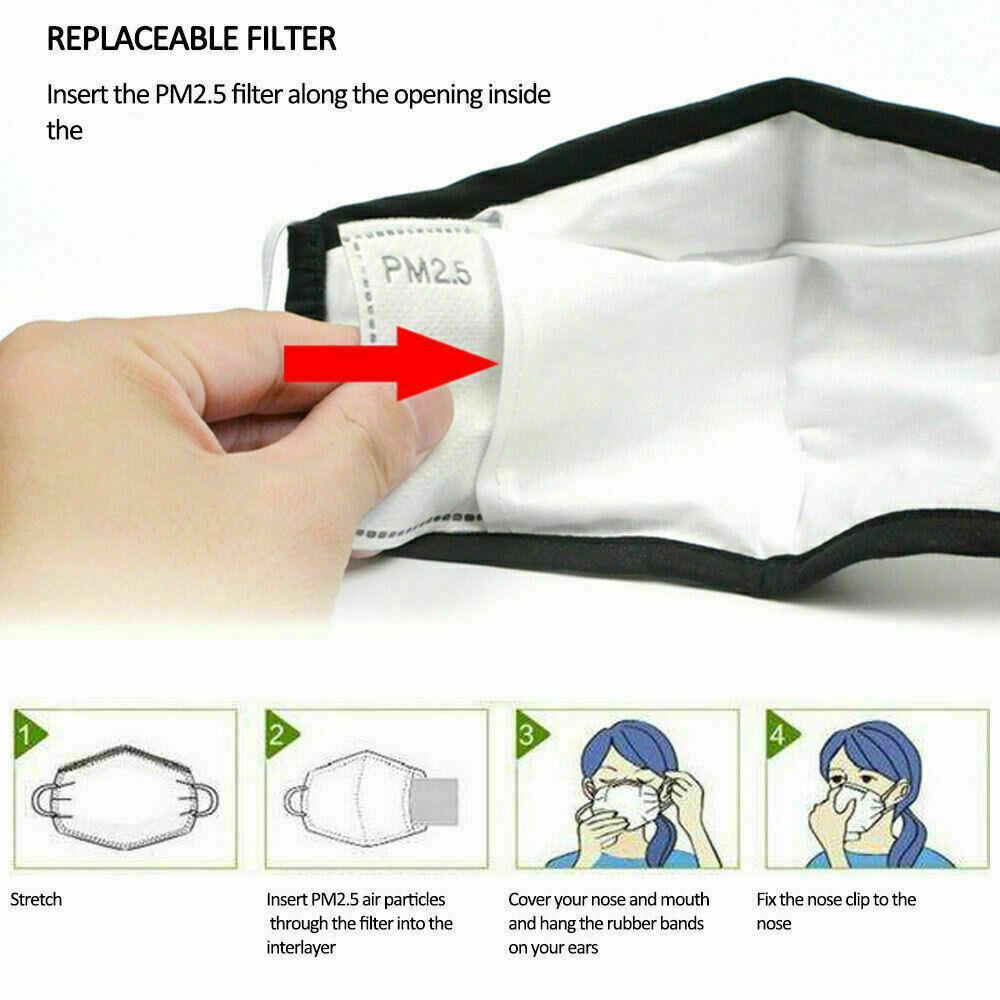5 pack of Activated Carbon Breathing Filters-540621