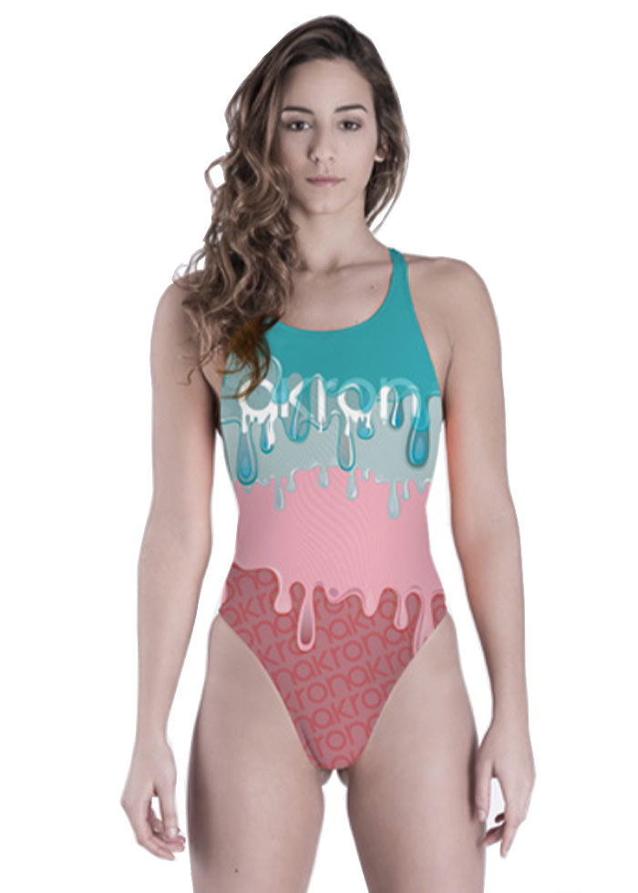 Akron Paint 2 Swimsuit - Multi-0