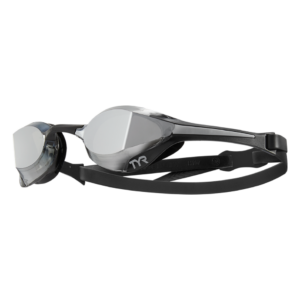 TYR Tracer X Elite Mirrored Goggles - Silver / Black