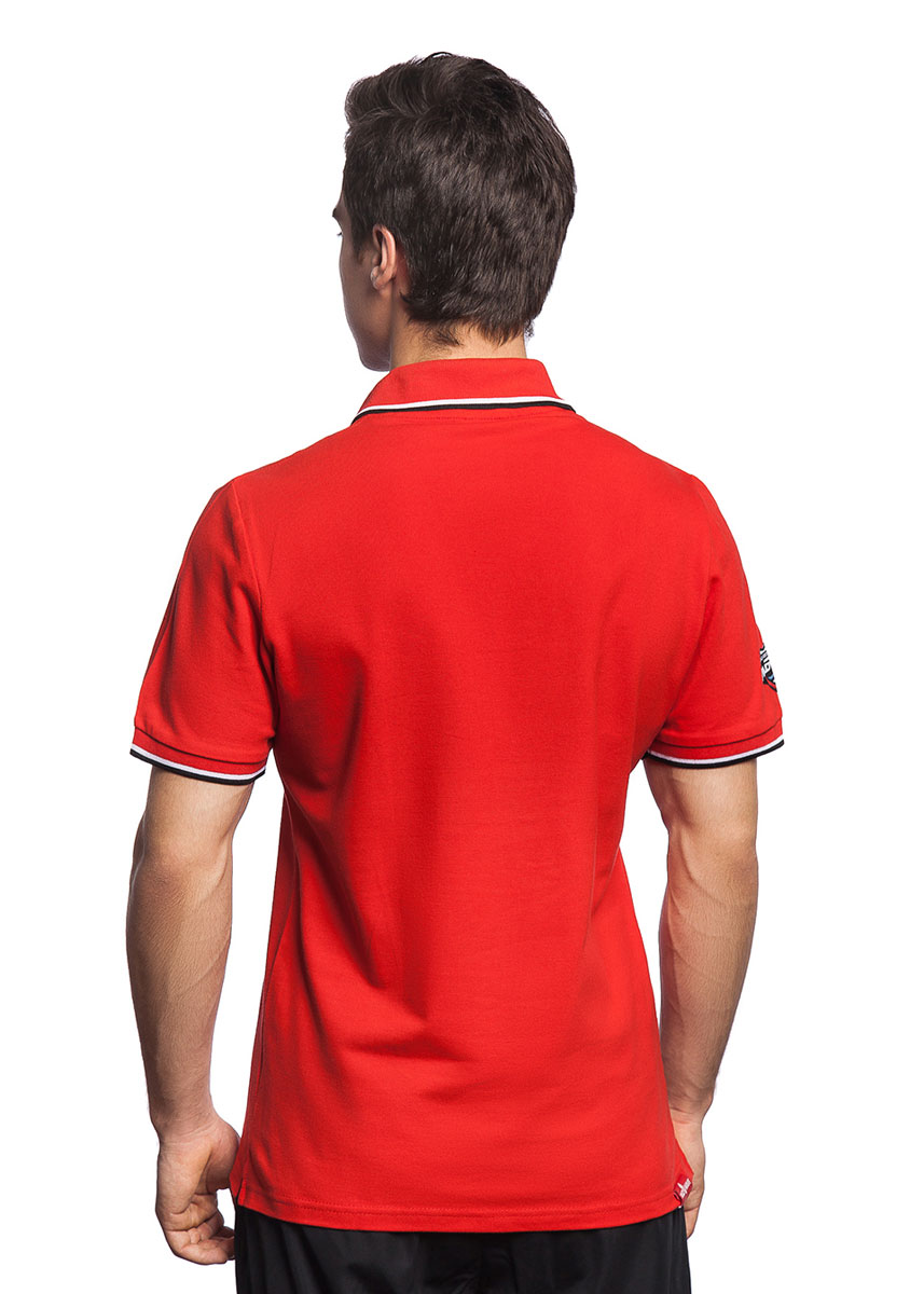 Mad Wave Men's Solid Polo - Red-brand