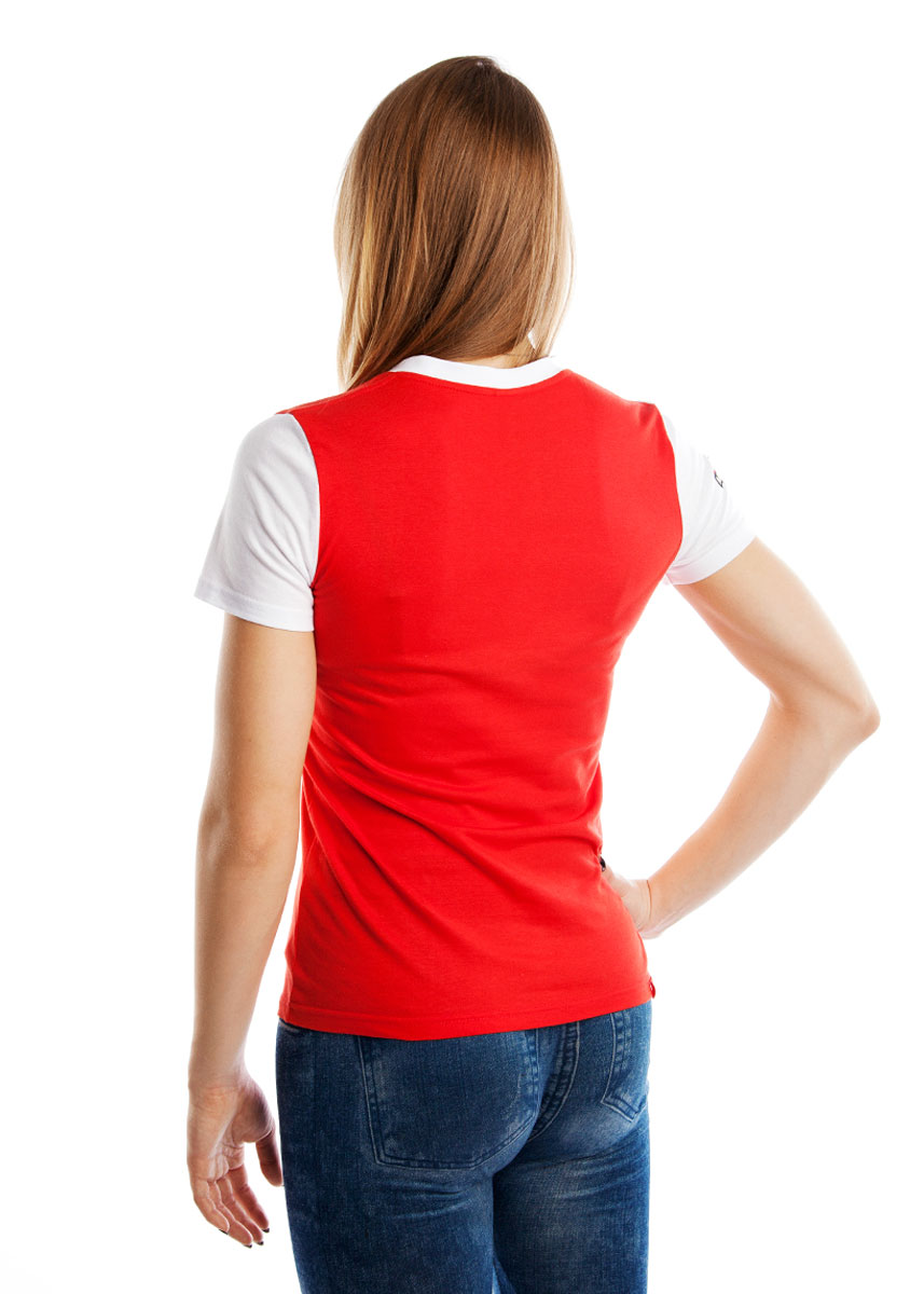 Mad Wave Women's Pro T-Shirt - Red / White-brand