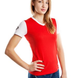 Mad Wave Women's Pro T-Shirt - Red / White-0