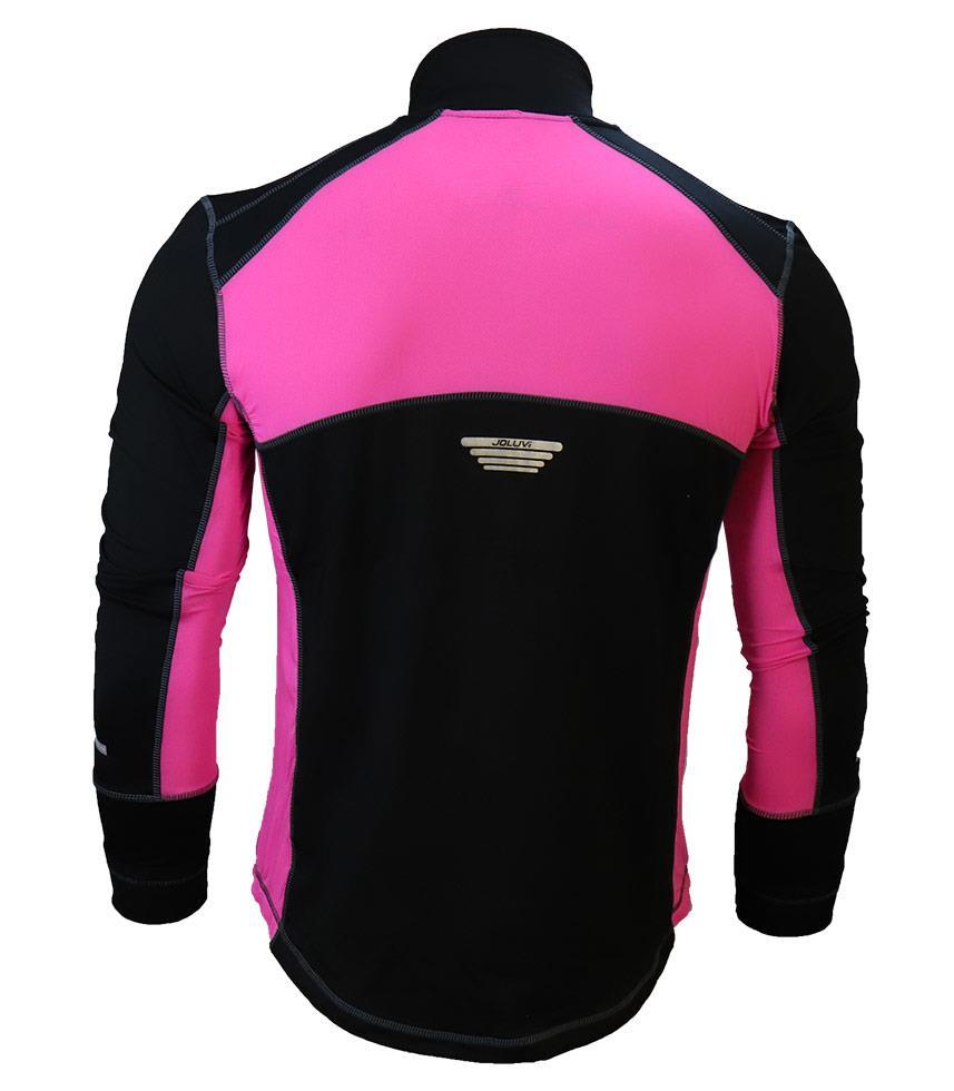 Joluvi Women's Power Core Jacket - Black/Pink-545714