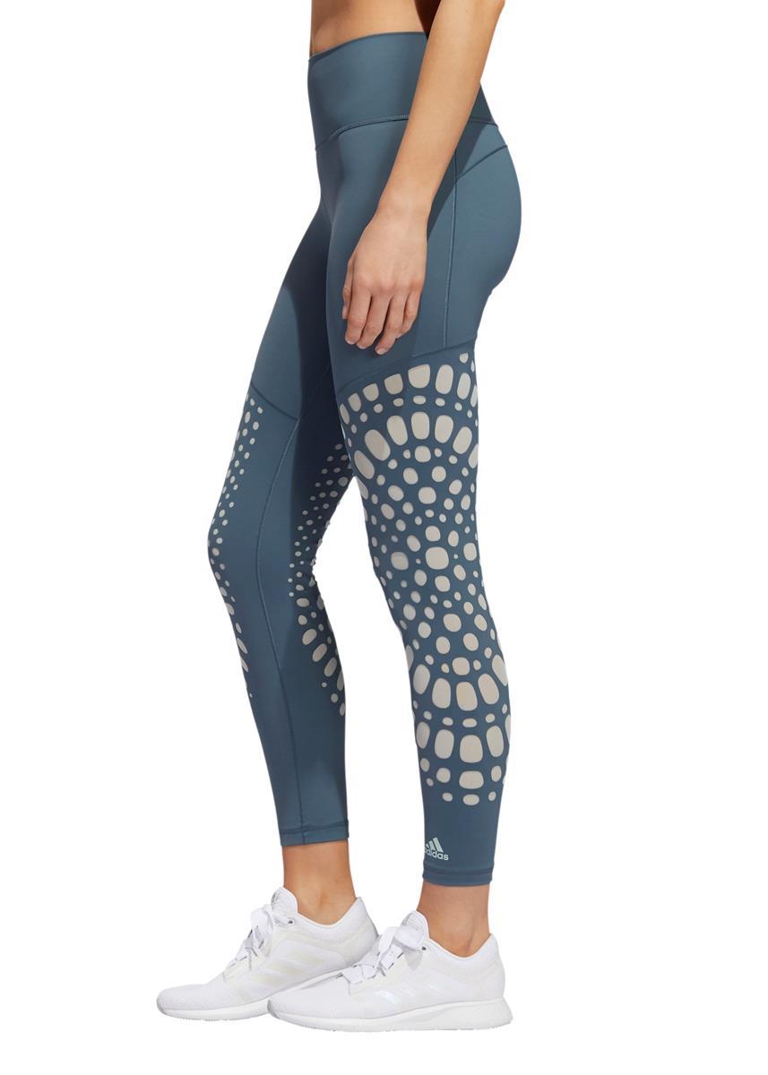 Adidas Womens Believe This 2.0 Power 7/8 Leggings - Legacy Blue / Green Tint-546602