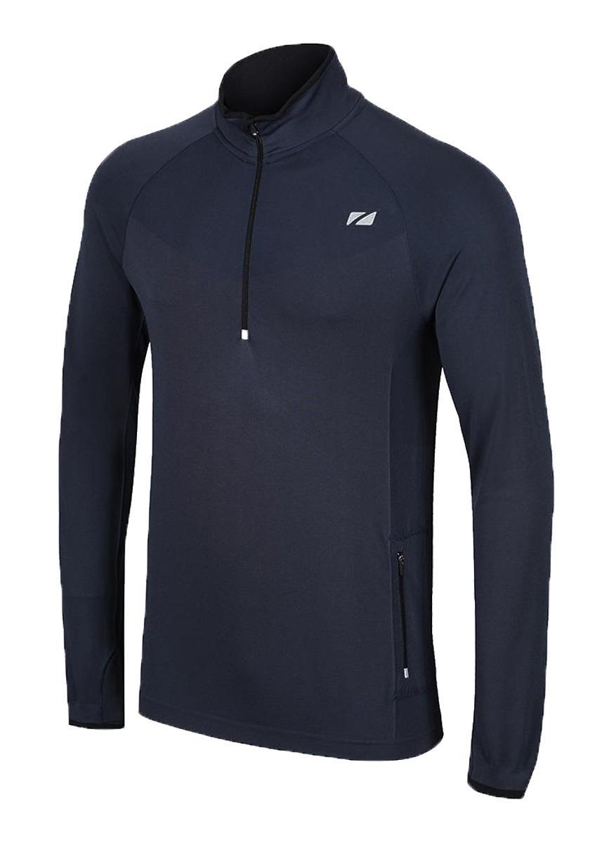 Zone3 Men's Performance Culture Mid Layer - Petrol Blue-0