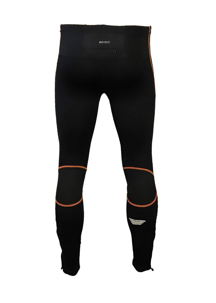 Joluvi Unisex Lyc Tights - Black/Orange-brand