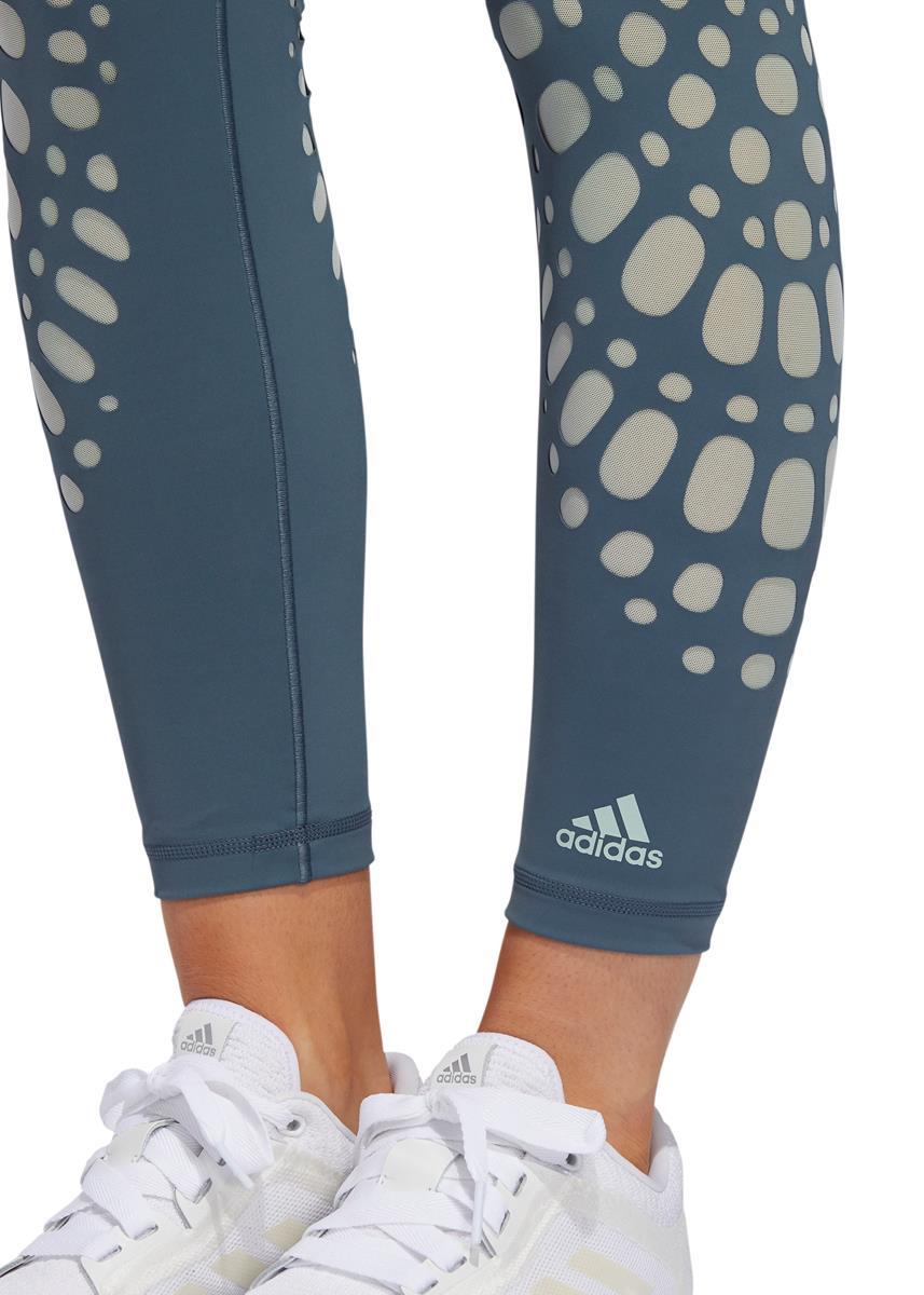 Adidas Womens Believe This 2.0 Power 7/8 Leggings - Legacy Blue / Green Tint-546604