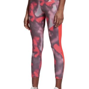 Adidas Designed To Move 7/8 Tight - Signal Pink / White-0