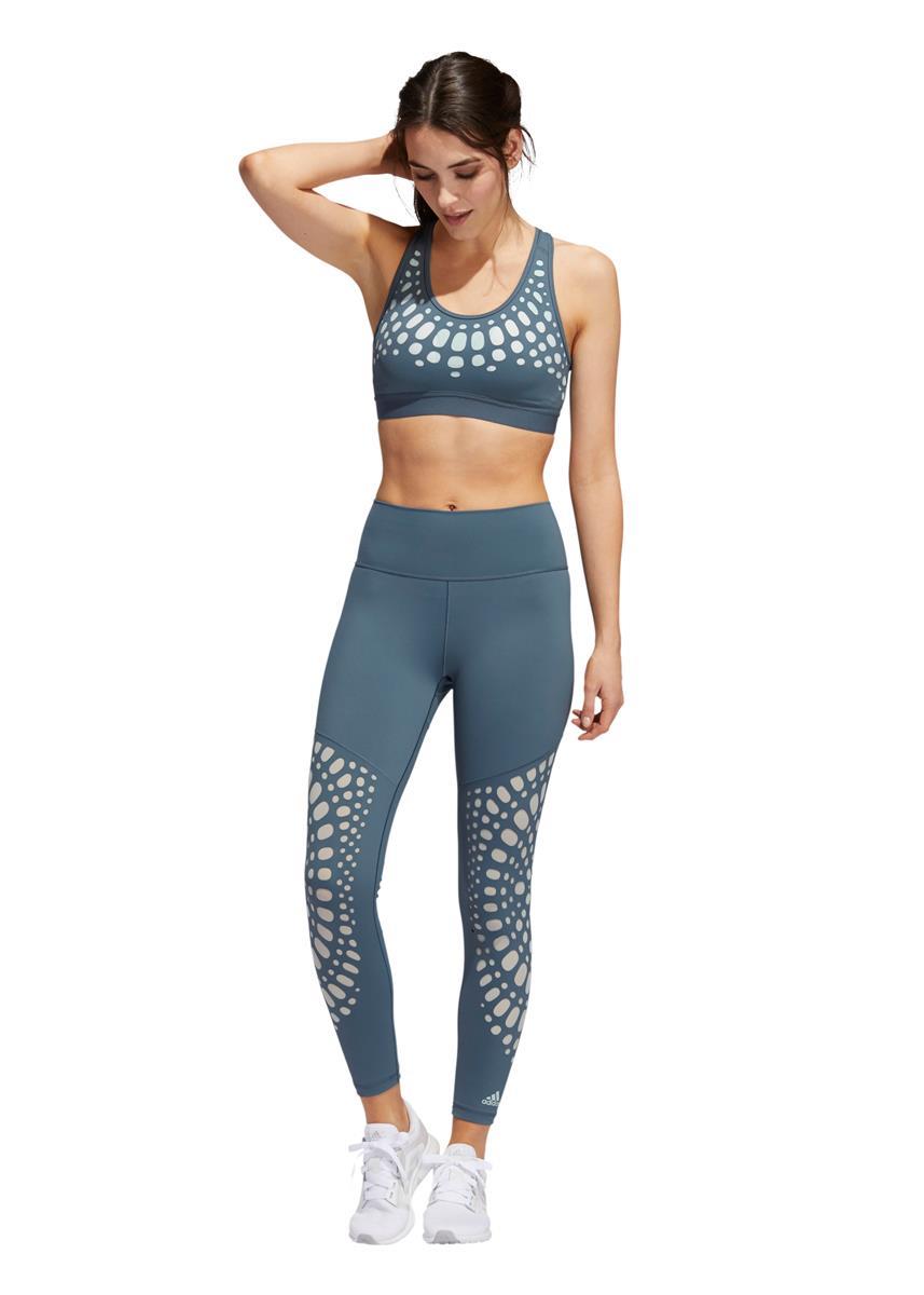 Adidas Womens Believe This 2.0 Power 7/8 Leggings - Legacy Blue / Green Tint-546603