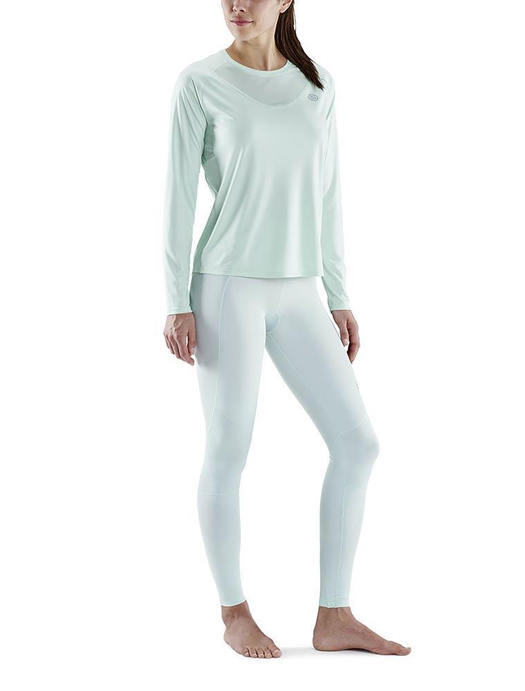 SKINS Series-3 Activewear Womens Long Sleeve Top - Opal-548012