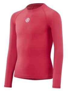 SKINS Series-1 Youth Long Sleeve Top - Red