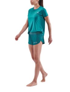SKINS Series-3 Womens Short Sleeve Top - Teal