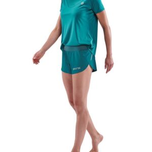 SKINS Series-3 Womens Short Sleeve Top - Teal-0