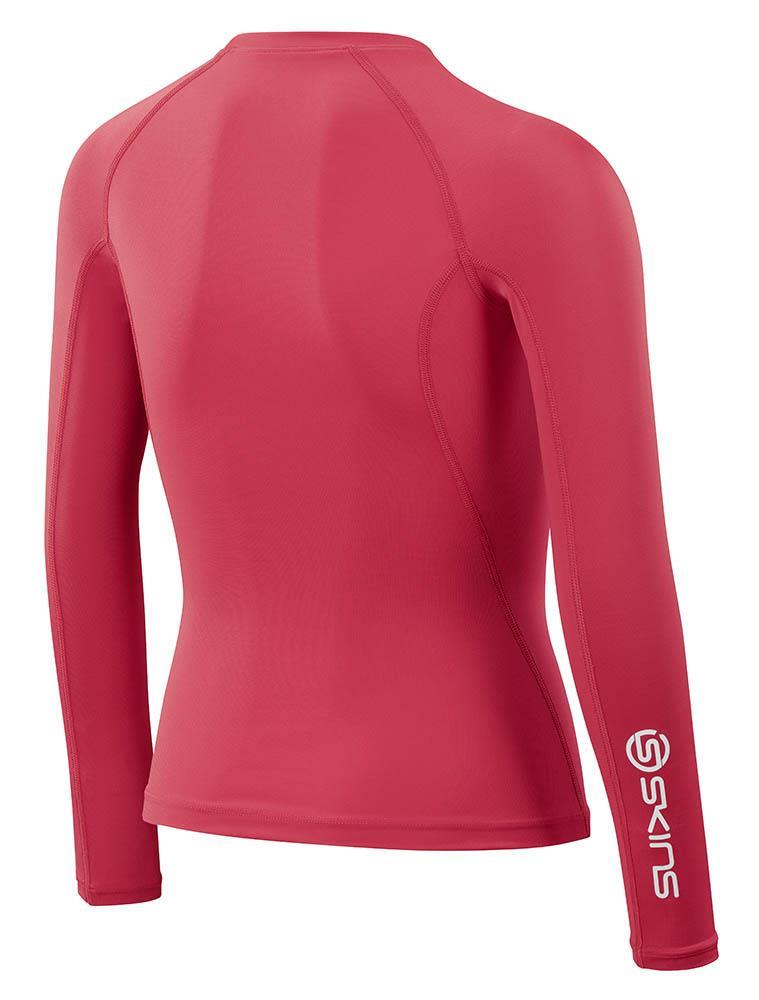 SKINS Series-1 Youth Long Sleeve Top - Red-brand