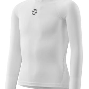 SKINS Series-1 Youth Long Sleeve Top - White-0