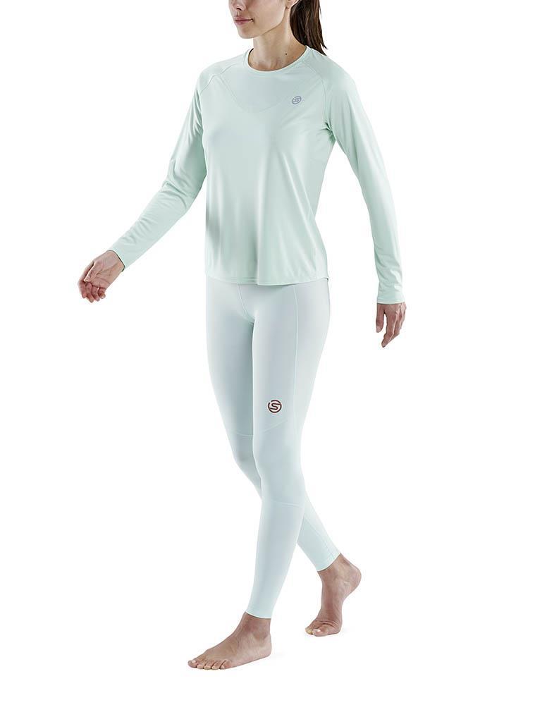SKINS Series-3 Activewear Womens Long Sleeve Top - Opal-0