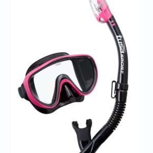 TUSA Serene Combo Snorkelling Set - Black/ Hot Pink-0