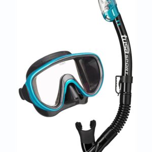 TUSA Serene Combo Snorkelling Set - Black/ Ocean Green-0