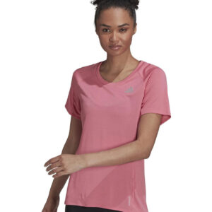 Adidas Women's Adi Runner T-Shirt - Rose-0