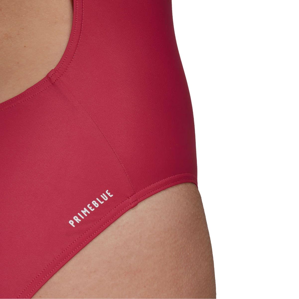 Adidas Women's SH3.RO Mid 3 Stripe Swimsuit - Pink-552896