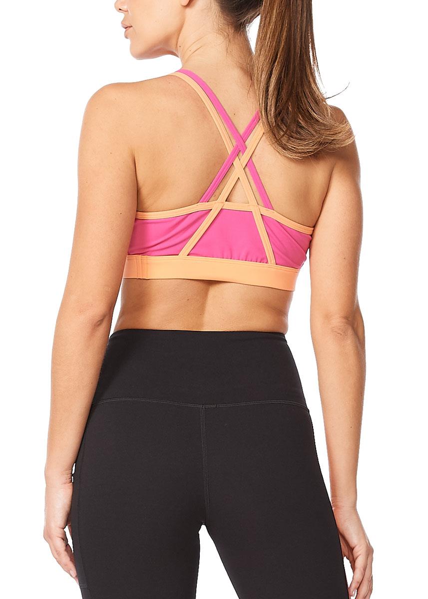 2XU Women's Form Strappy Crop - Magenta/ Melon-565317